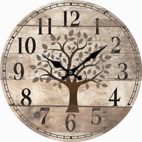 Dřevěné nástěnné hodiny Old tree