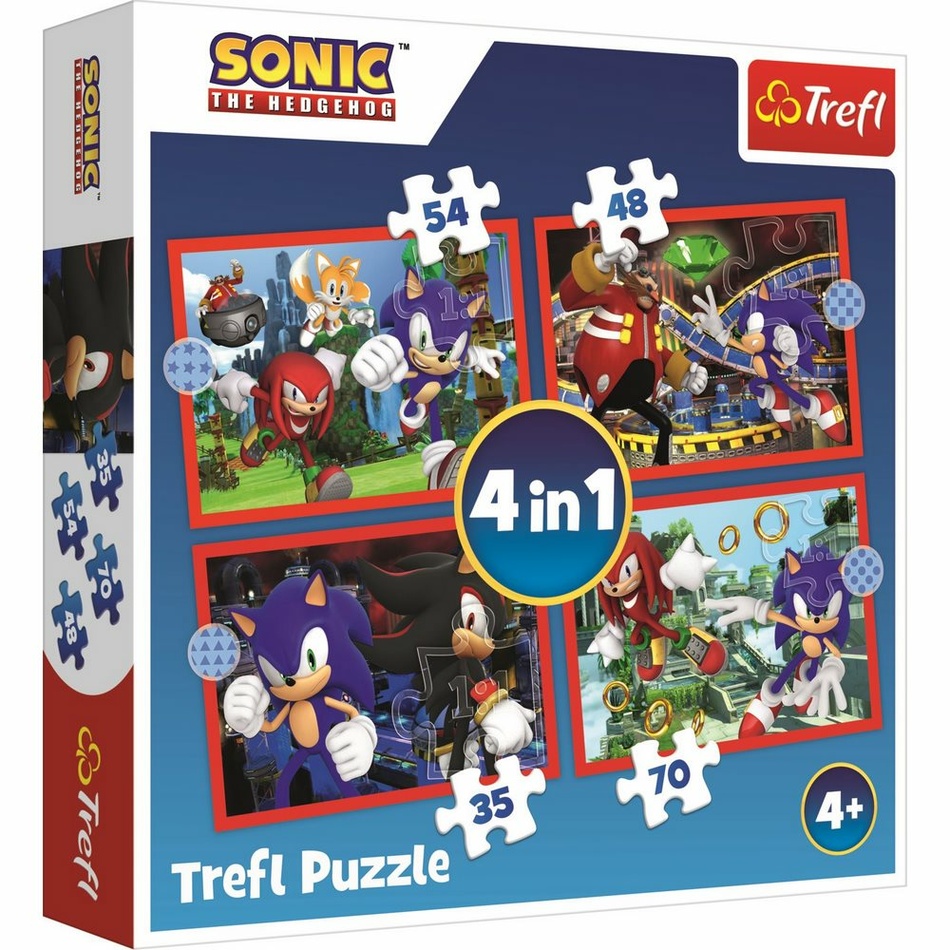 Trefl Puzzle Sonic Dobrodružná jízda