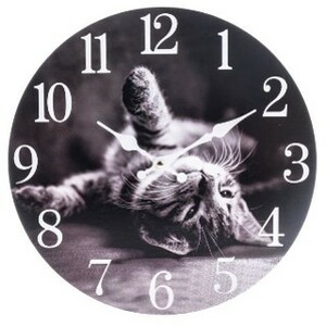 Nástěnné hodiny Kitty