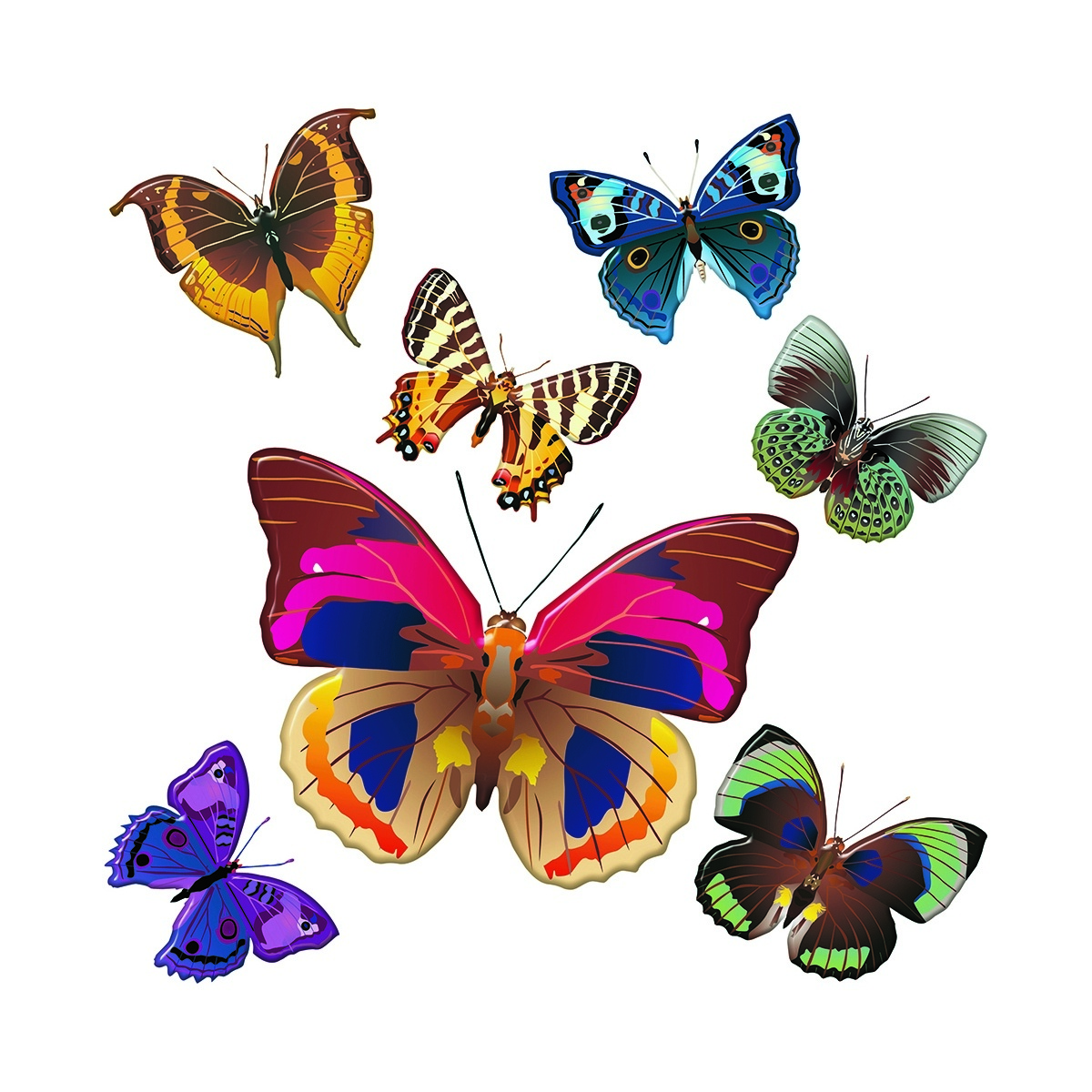Samolepicí dekorace Butterflies