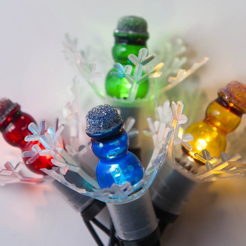 Světelný řetěz Astra LED mini Sněhulák barevná