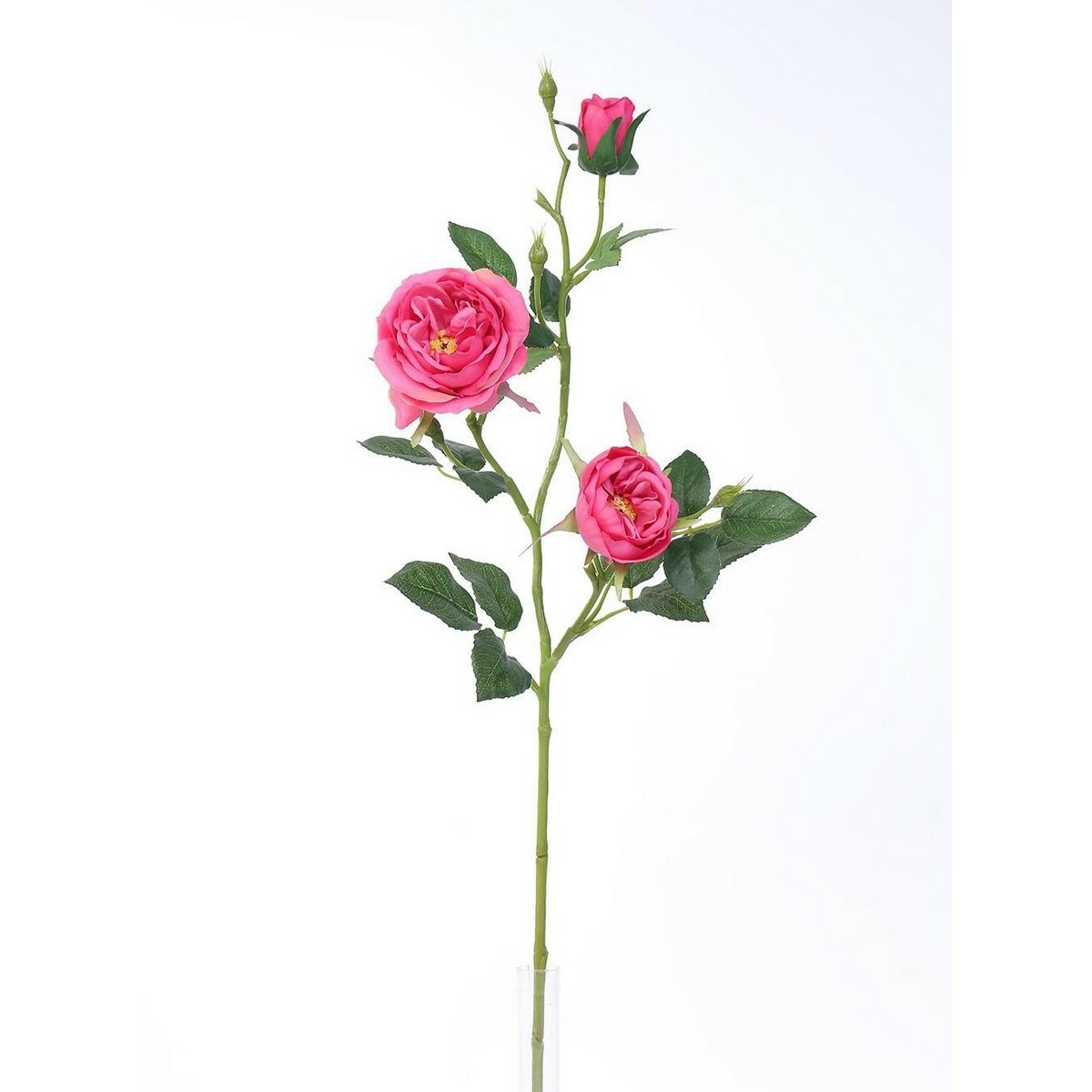 Umělá anglická růže růžová